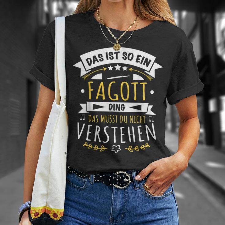 With Bassoon Bassoontist Musiker Das Ist So Ein Bassoon Ding T-Shirt Geschenke für Sie