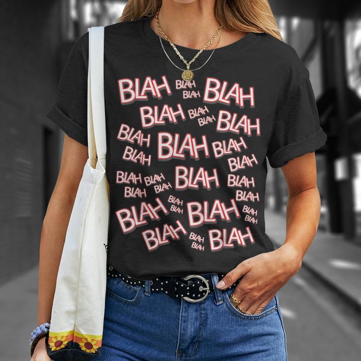 C'est Drôle Beaucoup De Blabla Blah Blah Attitude Sarcastique T-Shirt Cadeaux pour elle