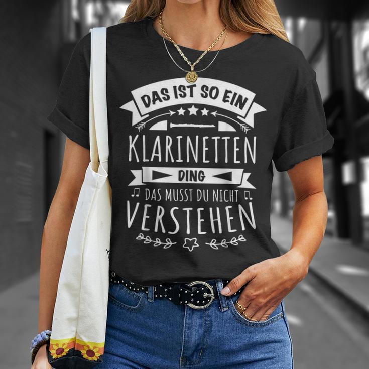 Clarinettist Musician Das Ist So Ein Clarinettes Ding T-Shirt Geschenke für Sie