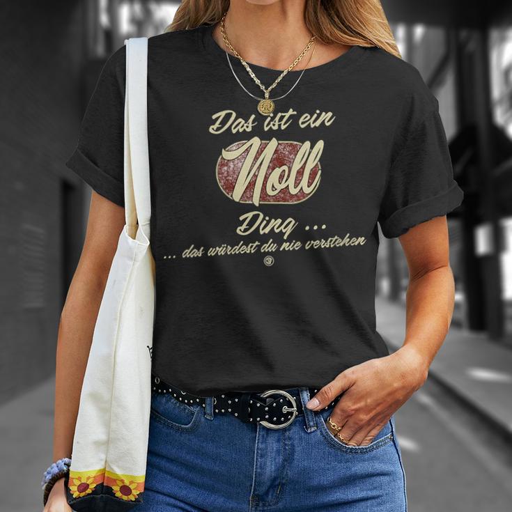 Damen Das Ist Ein Noll Ding Lustiges Familie Noll Mit-Ausschnitt T-Shirt Geschenke für Sie