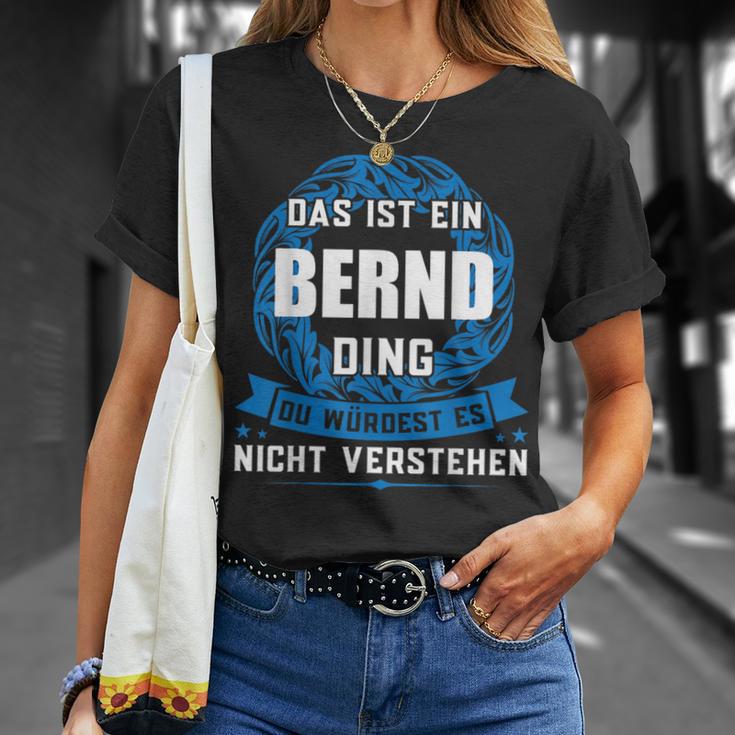 Das Ist Ein Bernd Dingorname T-Shirt Geschenke für Sie