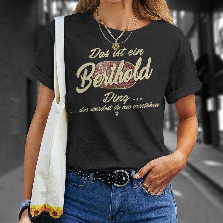 Das Ist Ein Berthold Ding Lustiges Familie Berthold T-Shirt Geschenke für Sie