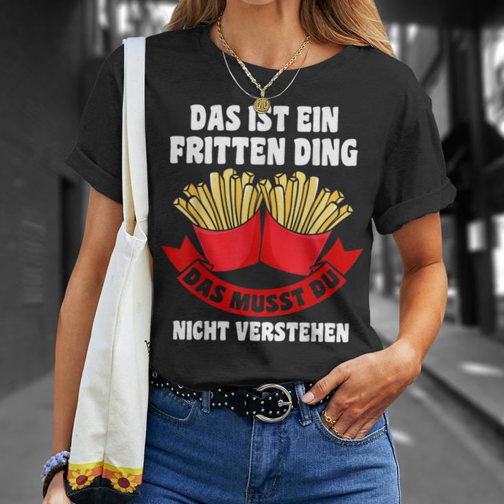 Das Ist Ein Fritten Ding Fritten Pommes T-Shirt Geschenke für Sie