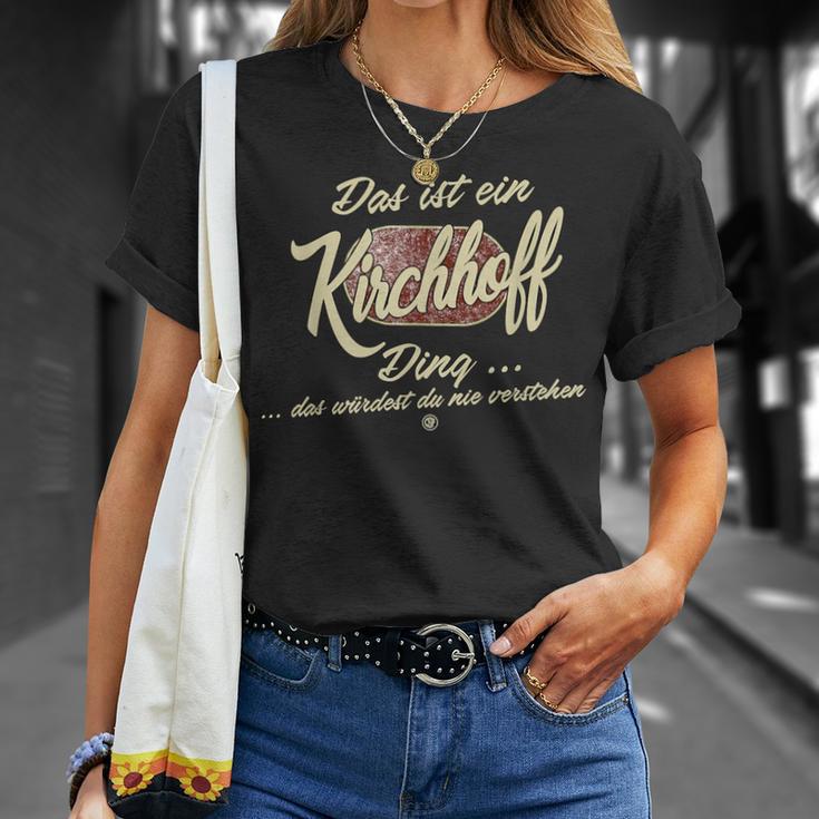 Das Ist Ein Kirchhoff Ding Lustiges Familie Kirchhoff T-Shirt Geschenke für Sie