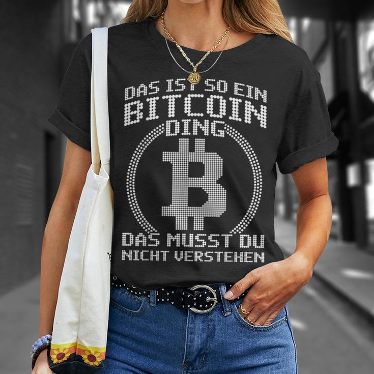 Das Ist So Ein Bitcoin Ding Lustiges Bitcoin Blockchain T-Shirt Geschenke für Sie