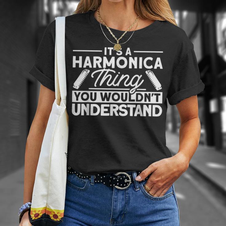 Das Ist So Ein Harmonica Ding Musician S T-Shirt Geschenke für Sie