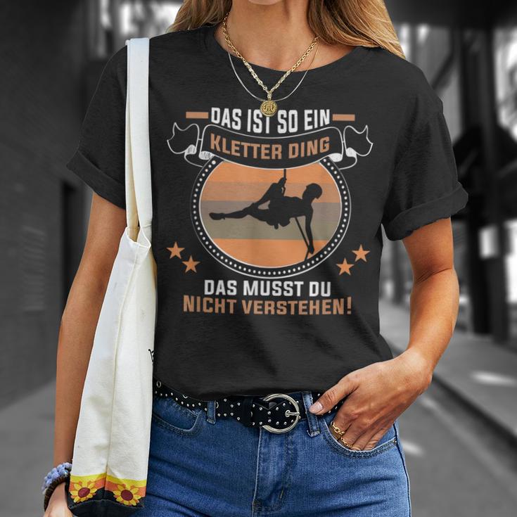 Das Ist So Ein Kletter Ding Klettern Bergsteiger Kletterer T-Shirt Geschenke für Sie