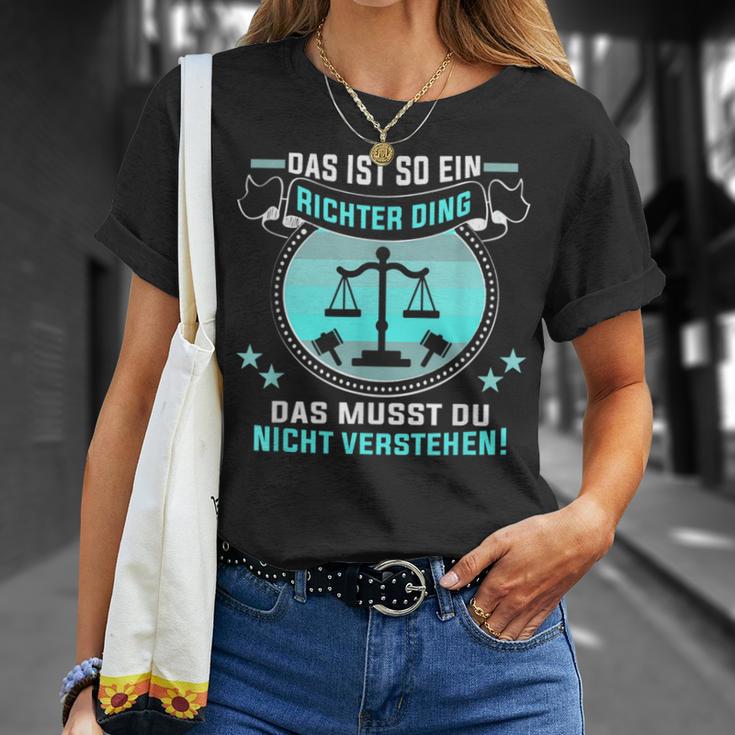 Das Ist So Ein Richter Ding Jurastudent Richter T-Shirt Geschenke für Sie