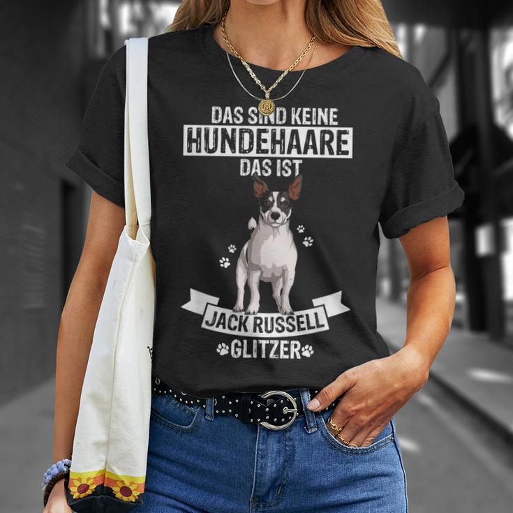 Das Sind Keine Hundehaare Das Ist Jack Russel Glitter Dog T-Shirt Geschenke für Sie