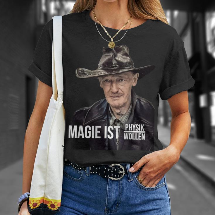 Dr Axel Stoll Magie Ist Physik Durch Wollen T-Shirt Geschenke für Sie