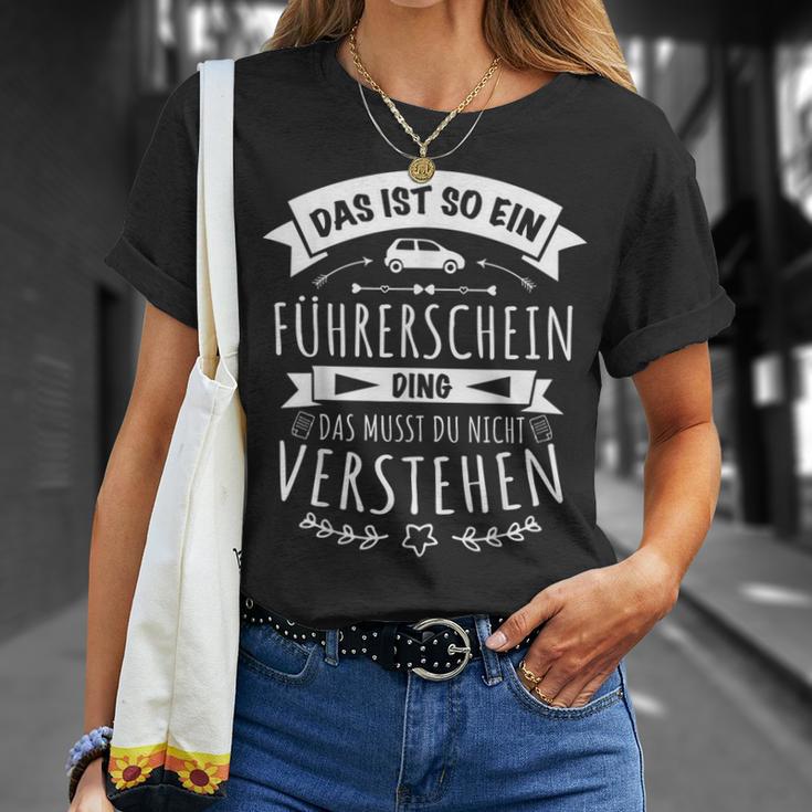 Driving Licence Beginner Das Ist So Ein Führerschein Ding T-Shirt Geschenke für Sie