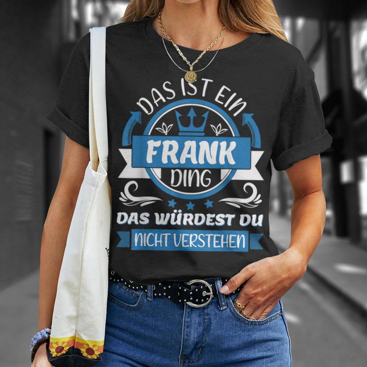 Frank Name Name Name Day Das Ist Ein Frank Ding T-Shirt Geschenke für Sie