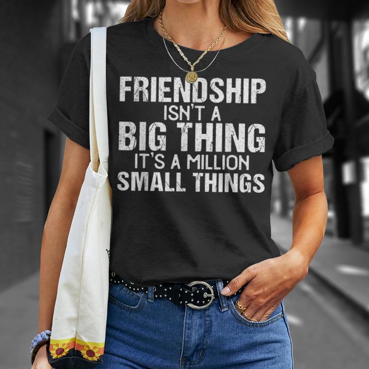 Friendship Best Friends Es Ist Eine Million Kleine Dinge T-Shirt Geschenke für Sie