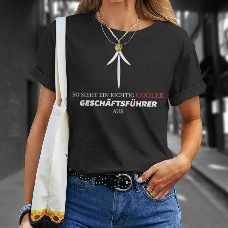 So Looks Ein Richtig Cooler Manager Aus T-Shirt Geschenke für Sie