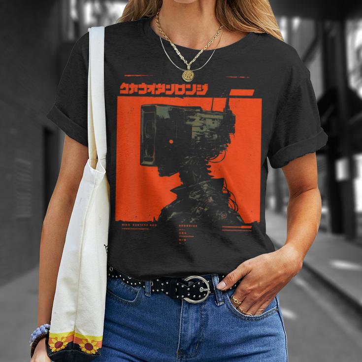 Futuristic Techwear Japanese Cyberpunk Harajuku Horror Punk T-Shirt Geschenke für Sie