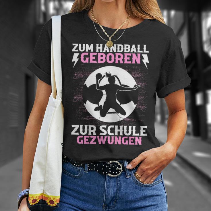 Handball Training Handballer Training Handball Girl's T-Shirt Geschenke für Sie