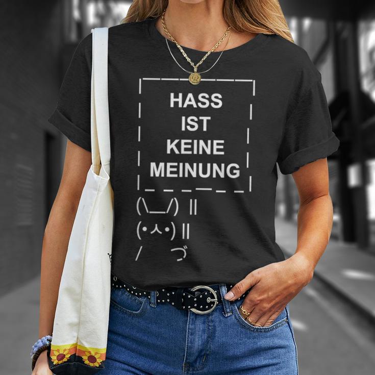 Hass Ist Keine Meinung Gemeinsam Gegen Hass Dulden Wir Nicht S T-Shirt Geschenke für Sie