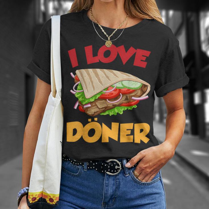 Ich Liebe Döner Kebab Fleisch Döner T-Shirt Geschenke für Sie