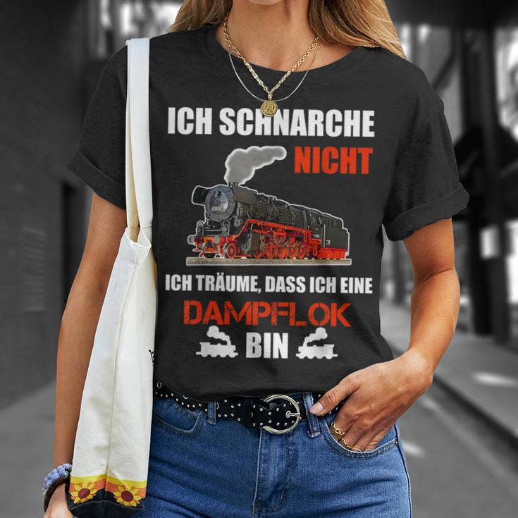 Ich Schnarche Nicht Slogan Lokfahrer Ich Schnarche Nicht Slogan T-Shirt Geschenke für Sie