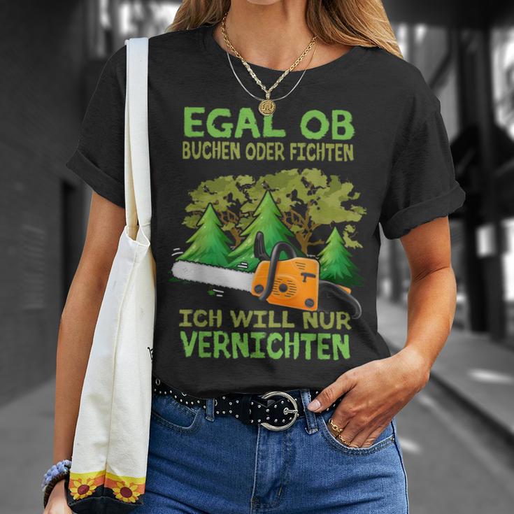 Ich Will Only Killer Holzfaller Forstwirt Ich Will T-Shirt Geschenke für Sie