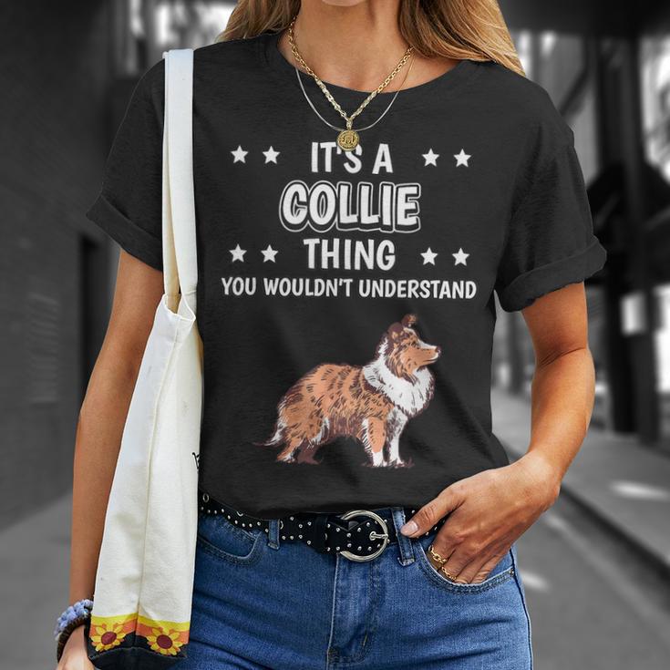 Ist So Ein Collie Ding Lustiger Spruch Collies T-Shirt Geschenke für Sie