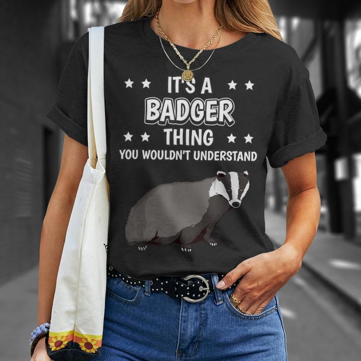 Ist So Ein Dachs Ding Saying Badger T-Shirt Geschenke für Sie