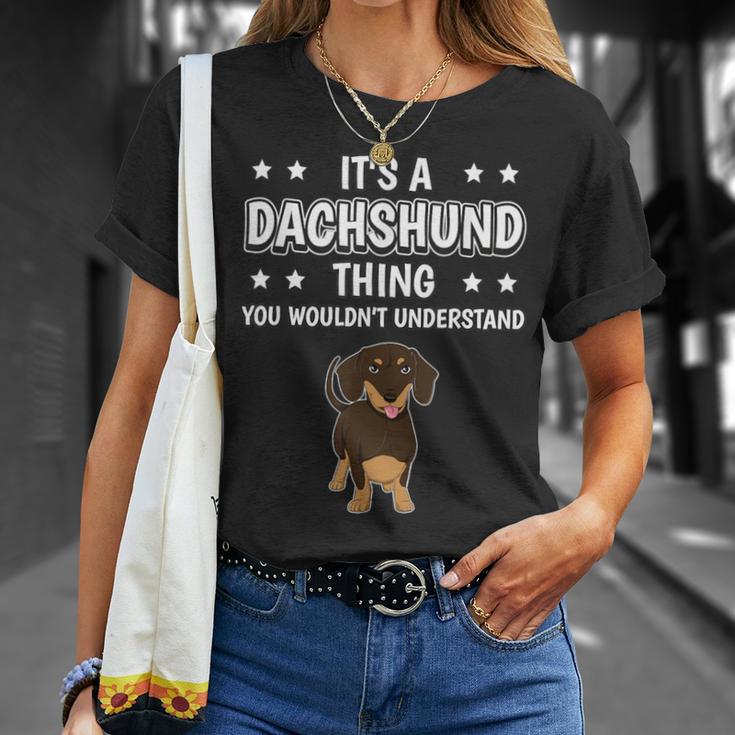 Ist So Ein Dackel Ding Lustiger Spruch Dackel T-Shirt Geschenke für Sie