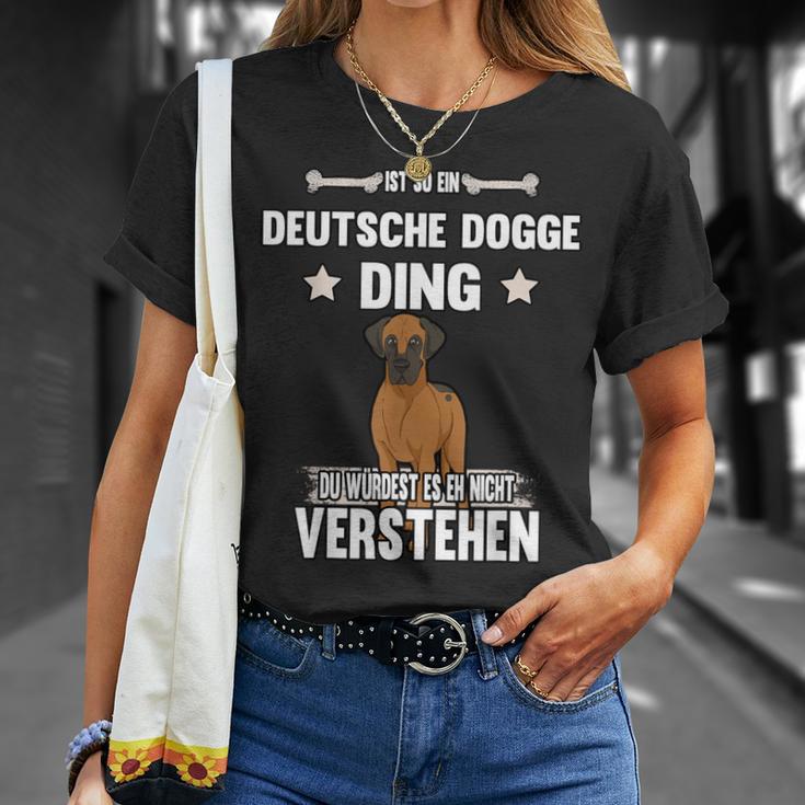 Ist So Ein Deutsche Dogge Ding Ist So Ein Deutsche T-Shirt Geschenke für Sie