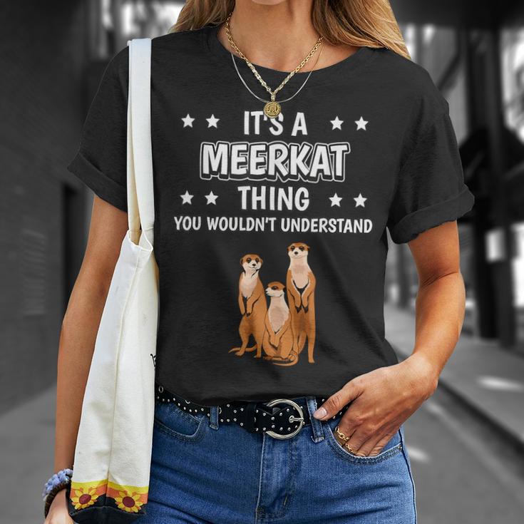 Ist So Ein Erdmännchen Ding Lustiger Spruch Erdmännchen T-Shirt Geschenke für Sie