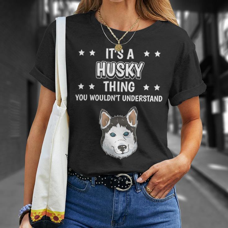 Ist So Ein Husky Ding Lustiger Spruch Huskys T-Shirt Geschenke für Sie