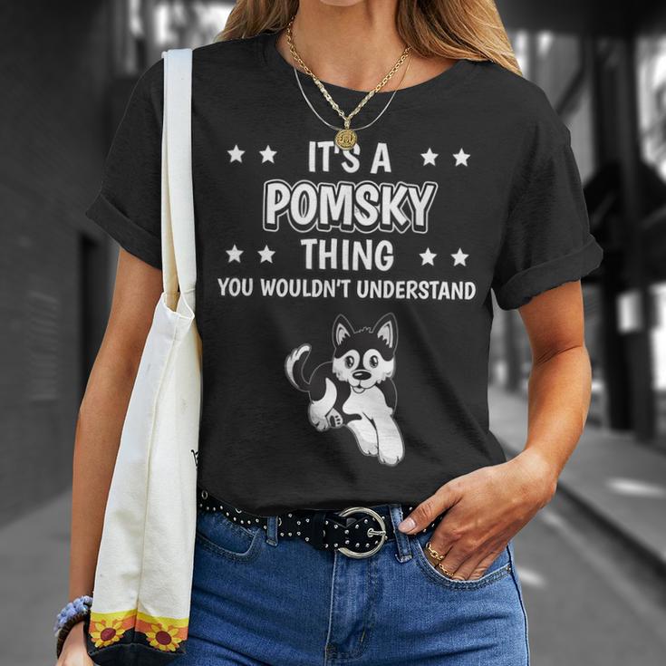 Ist So Ein Pomsky Ding Lustiger Spruch Pomskys T-Shirt Geschenke für Sie