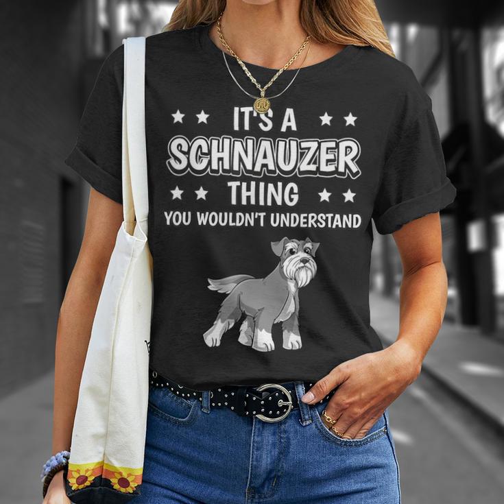 Ist So Ein Schnauzer Ding Lustiger Spruch Schnauzer T-Shirt Geschenke für Sie