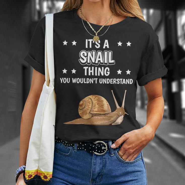 Ist So Ein Schnecke Ding Lustiger Spruch Schnecken T-Shirt Geschenke für Sie