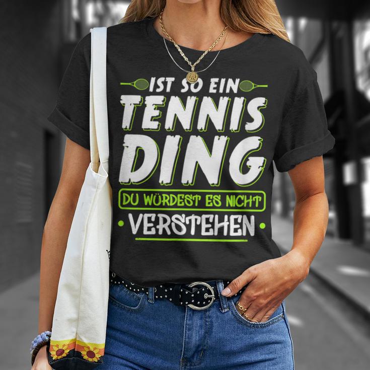 Ist So Ein Tennis Ding Tennis T-Shirt Geschenke für Sie