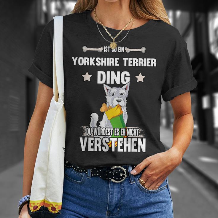 Ist So Ein Yorkshire Terrier Ding Dog Slogan S T-Shirt Geschenke für Sie