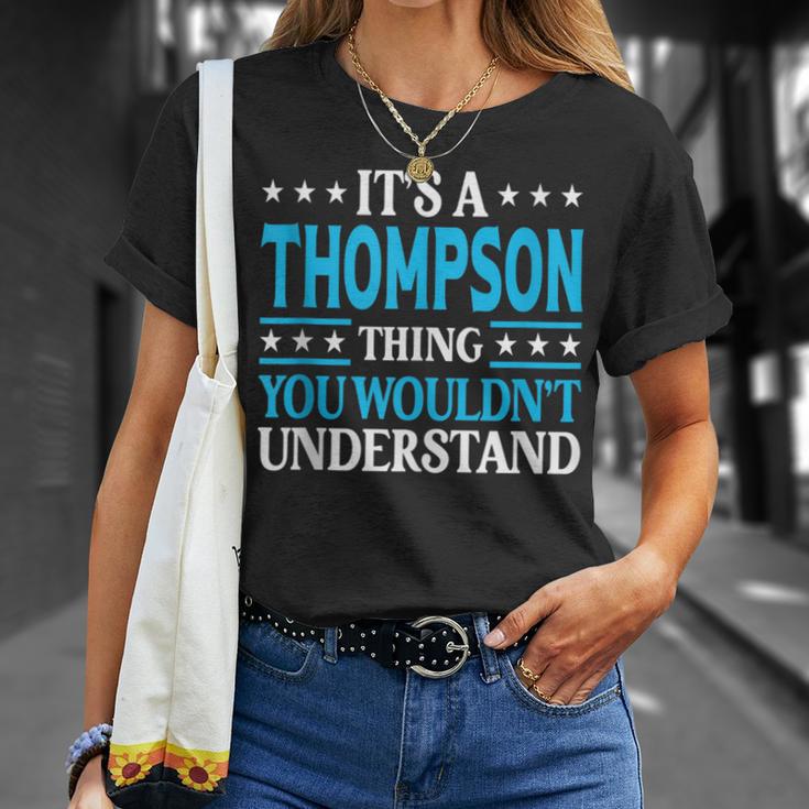 It's A Thompson Thing Family Name Last Name Thompson T-Shirt Geschenke für Sie