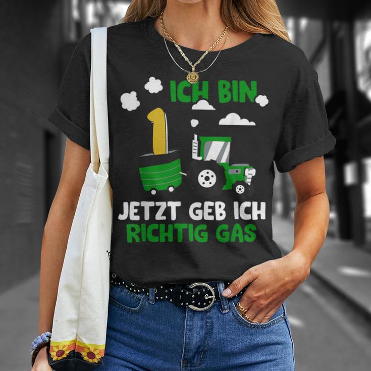 Jetzt Geb Ich Richtig Gas 1St Birthday Boy Tractor S T-Shirt Geschenke für Sie