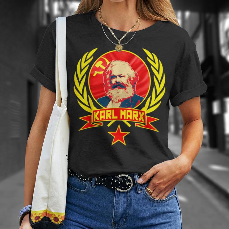 Karl Marx Soviet Communism Propaganda T-Shirt Geschenke für Sie