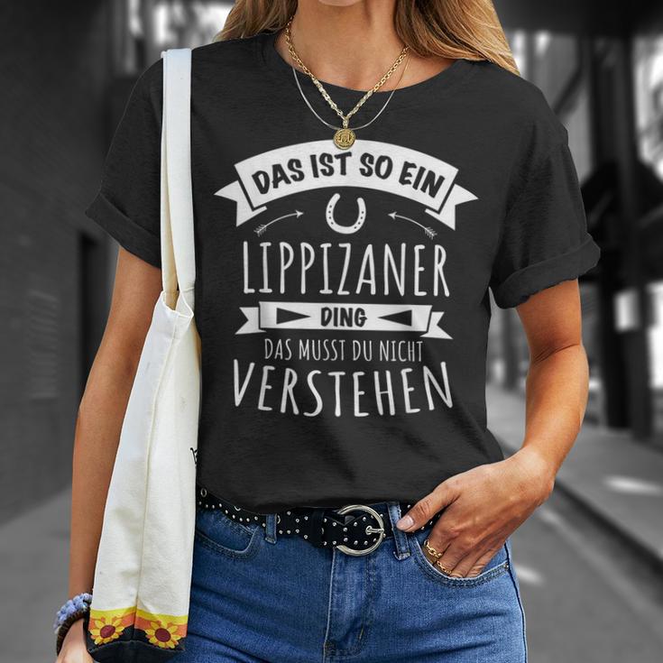 Lippizaner Horse Riding Sports Das Ist So Ein Lippizaner Ding T-Shirt Geschenke für Sie