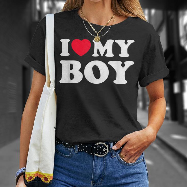 I Love My Son Ich Liebe Meinen Son T-Shirt Geschenke für Sie