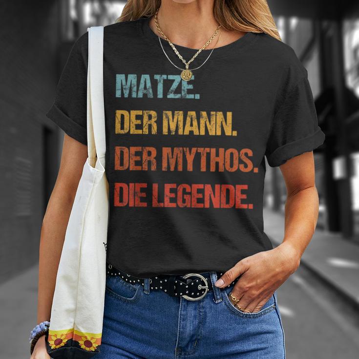 Matze Der Mann Der Mythos Die Legend First Name T-Shirt Geschenke für Sie