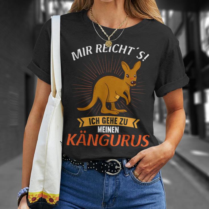 Mir Reichts Ich Gehe Zu Meinen Kängurus Kangaroo T-Shirt Geschenke für Sie