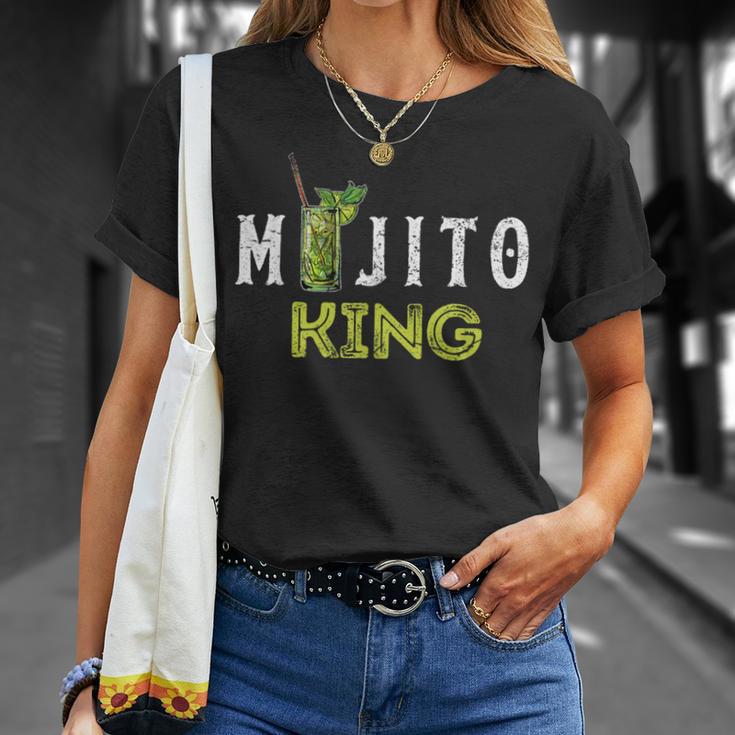 Mojito King Love Mojitos Drink Bartender T-Shirt Geschenke für Sie