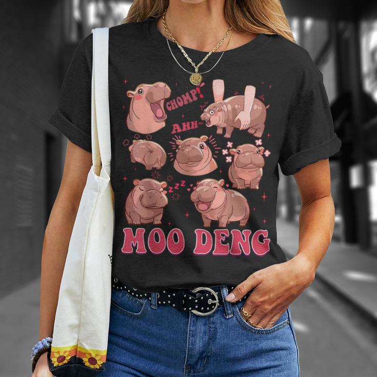 Moo Deng 2024 Moo Deng Moo Deng Cute Hippo T-Shirt Geschenke für Sie