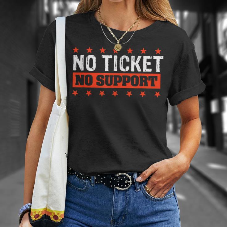 No Ticket No Support Informatik Admin Arbeit Job T-Shirt Geschenke für Sie