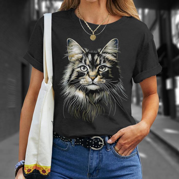 Norwegian Forest Cat Norwegian Cat Skogkatt Forest Cats T-Shirt Geschenke für Sie