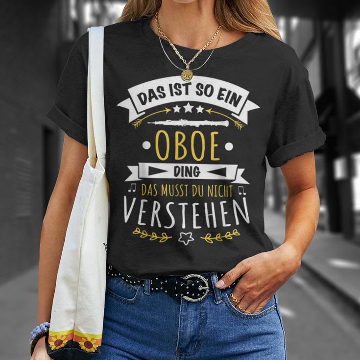 Oboist Oboe Musician Das Ist So Ein Oboe Ding T-Shirt Geschenke für Sie