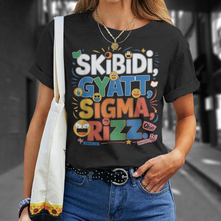 Ohio Skibidi Gyatt Sigma Rizz T-Shirt Geschenke für Sie