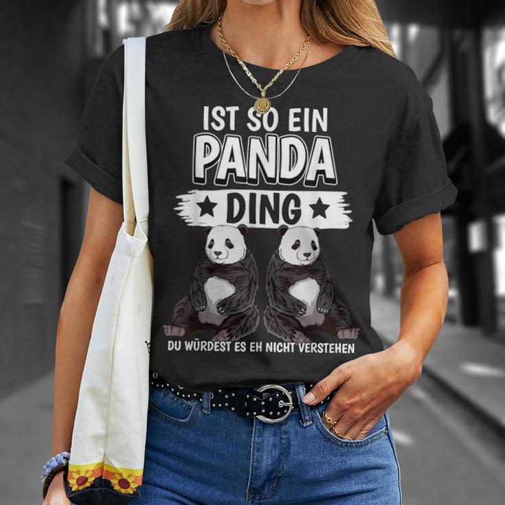 Pandas Pandabär Sachen Ist So Ein Panda Ding Panda T-Shirt Geschenke für Sie