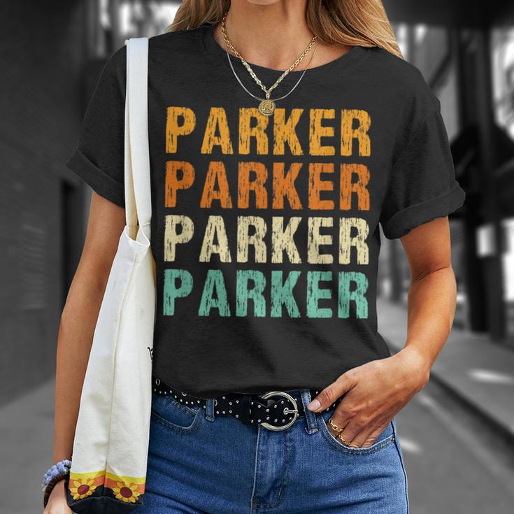 Parker Nachname Familientreffen Nachname Personalisiert T-Shirt Geschenke für Sie